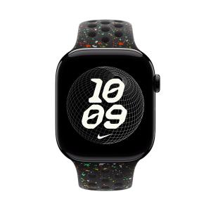 Ремешок для Apple Watch Midnight Black Nike Sport Band 44/45/46/49mm M/L