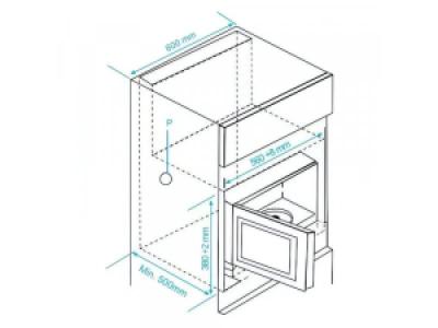 Встраиваемая микроволновая печь Beko BMGB25333BG
