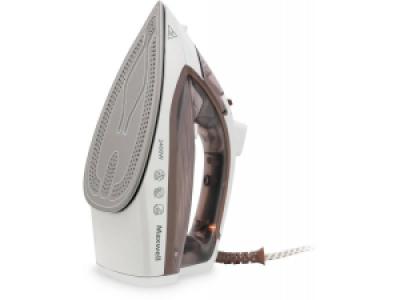 Утюг Maxwell MW-3047 белый/коричневый