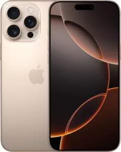 Смартфон Apple iPhone 16 Pro 512GB nanoSim+eSim (8 ГБ, 512 ГБ, Титановый пустынный, nanoSim+eSim, Global, Без Rustore)