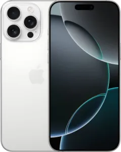 Смартфон Apple iPhone 16 Pro 256GB eSim (8 ГБ, 256 ГБ, Титановый белый, eSim, США, Без Rustore)