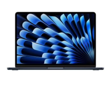 Ноутбук Apple MacBook Air 13 2025, Apple M4, RAM 24 ГБ, SSD 512 ГБ, Apple graphics 10-core, macOS, MC6C4, midnight