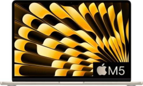 Ноутбук Apple MacBook Air 15 2026, Apple M5, RAM 16 ГБ, SSD 1 ТБ, Apple graphics 10-core, macOS, MDVE4, Starlight