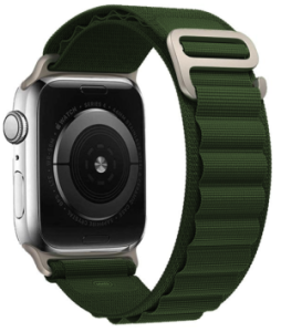 Ремешок Hoco для Apple Watch 42/44/45/49mm Climbing Series Alpine Loop Nylon Strap Dark Olive Green