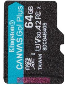Карта памяти Micro SD Kingston Canvas Go! Plus 64GB Class10 200MB/s (SDCG4/64GB)