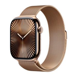 Ремешок для Apple Watch 46mm Milanese Loop M/L Gold