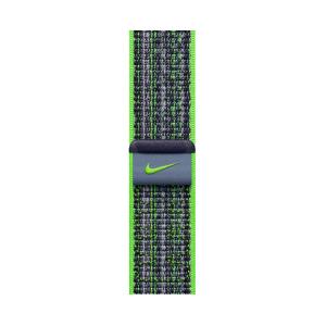 Ремешок для Apple Watch Bright Green/Blue Nike Sport Loop 38/40/41/42mm