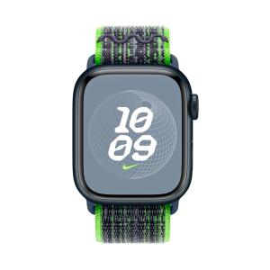 Ремешок для Apple Watch Bright Green/Blue Nike Sport Loop 38/40/41/42mm