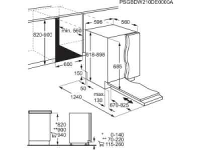 Встраиваемая посудомоечная машина Electrolux EEG68600W