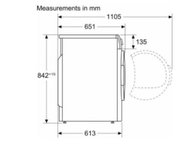Сушильная машина Bosch Serie 8 WQB245B0ME белый
