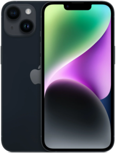 Смартфон Apple iPhone 14 128 ГБ, темная ночь, Dual SIM (eSIM)