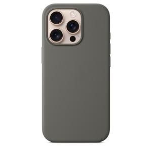 Чехол силиконовый MagSafe для iPhone 16 Pro (Серый)