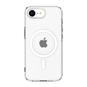 Чехол силиконовый прозрачный MagSafe для iPhone 16e/17e (Прозрачный)